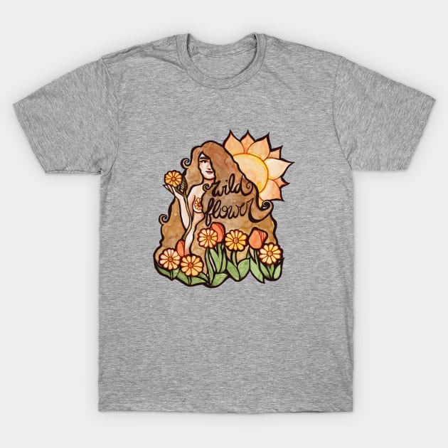 Wildflower T-Shirt by bubbsnugg